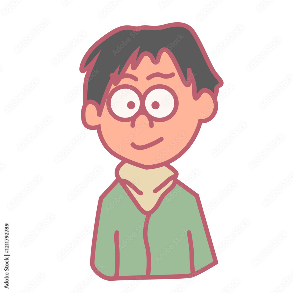 Cute cartoon Illustration girls and boys with various MBTI expressions Cute cartoon Illustration girls and boys with various MBTI expressions