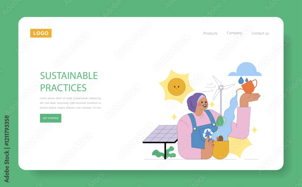 Naklejka premium National Agriculture Day. Flat Vector Illustration