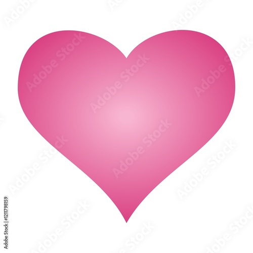 Heart shape love symbols isolated on the white background Free Download Heart shape love symbols isolated on the white background - GFXLoad