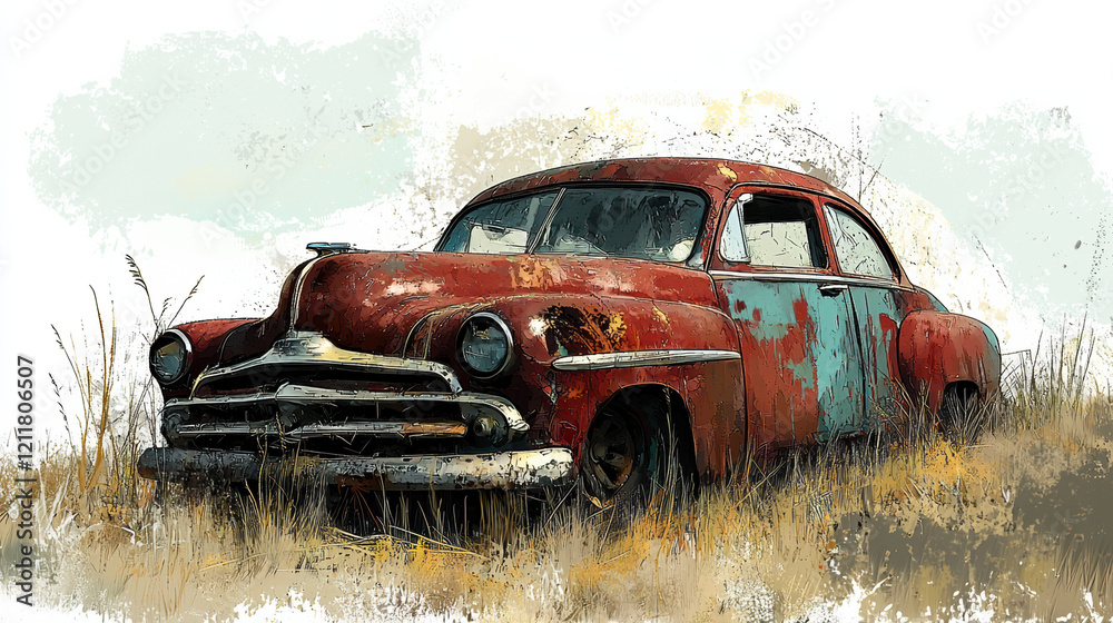 Fototapeta premium old car
