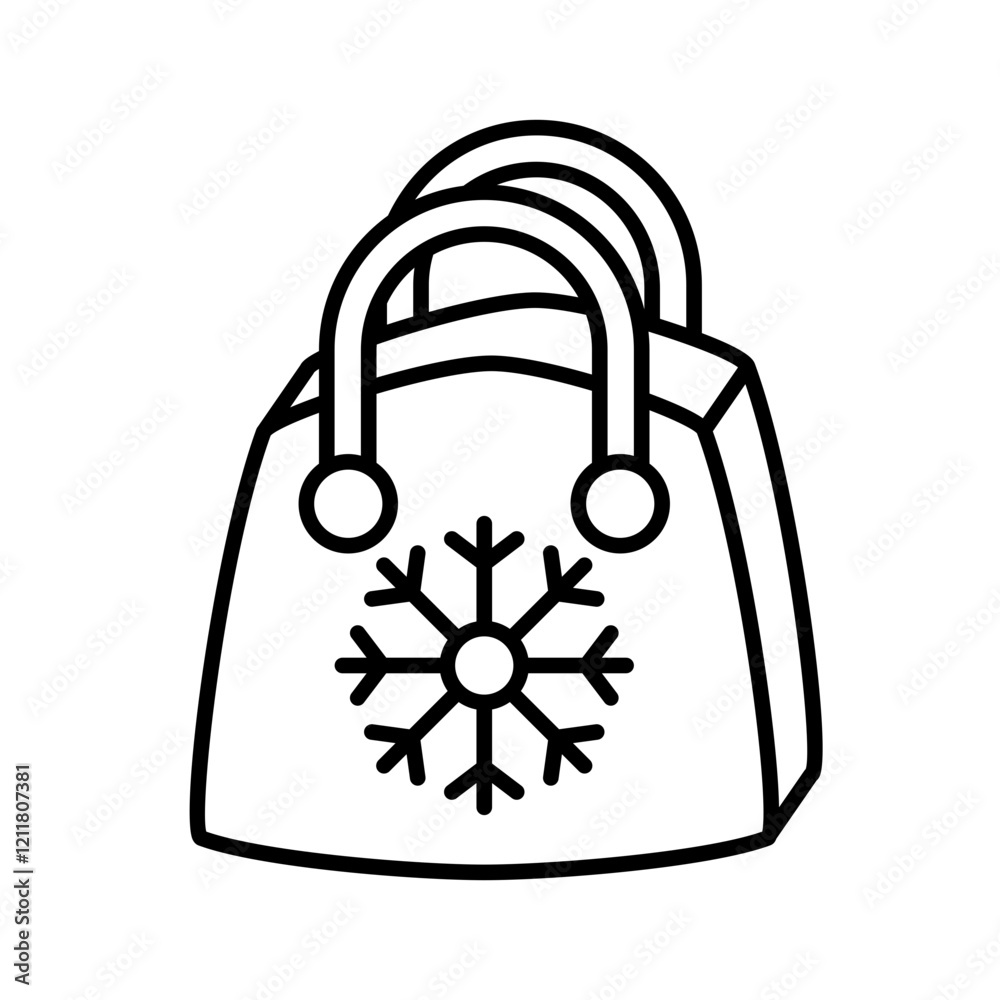 christmas sale outline style christmas sale outline style
