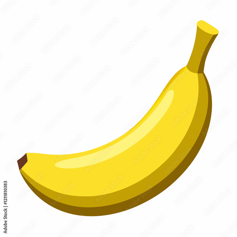 banana isolated on white background