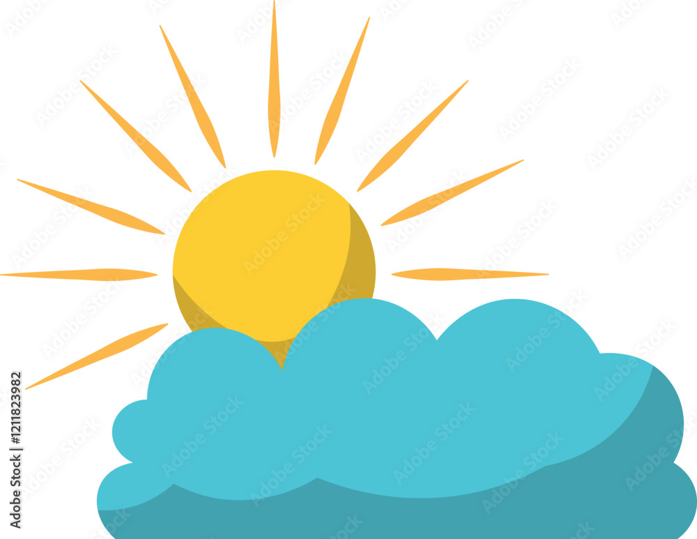 Fototapeta premium Summer Beach Vacation Decoration For Templet Element Design