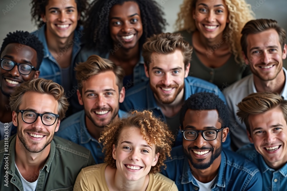Large Mixed Group of Multicultural People, International Students or Friends Celebrating Diversity Concept, Global Unity and Inclusivity Generative AI Large Mixed Group of Multicultural People, International Students or Friends Celebrating Diversity Concept, Global Unity and Inclusivity Generative AI