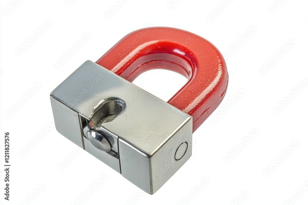 Lock padlock on the white background, Generative AI Lock padlock on the white background, Generative AI