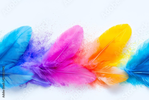 Wallpaper Mural seamless of  seamless colorful of tie dye fabric pattern background , isolated on white background,  , copy space, copy space for text, Torontodigital.ca