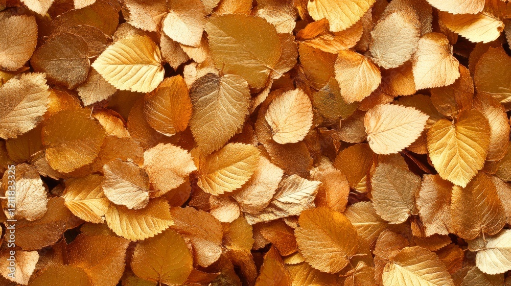 A close-up of shimmering golden leaves creates a warm, autumnal vibe, This image can be used for decorative projects, seasonal marketing materials, or as a background for quotes and messages, A close-up of shimmering golden leaves creates a warm, autumnal vibe, This image can be used for decorative projects, seasonal marketing materials, or as a background for quotes and messages,