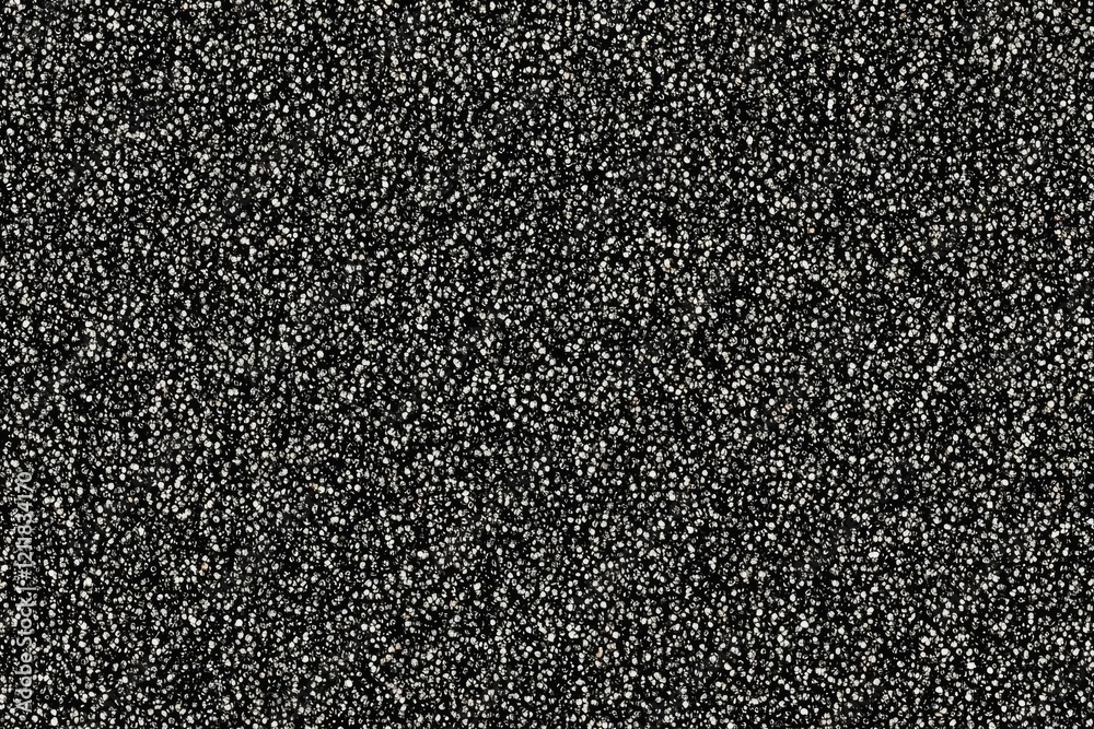 Fototapeta premium seamless of seamless texture of black sponge or foam , isolated on white background, , copy space, copy space for text,