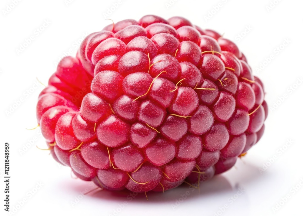 A surreal raspberry, magnified, a whimsical close-up, artistic and isolated. A surreal raspberry, magnified, a whimsical close-up, artistic and isolated.