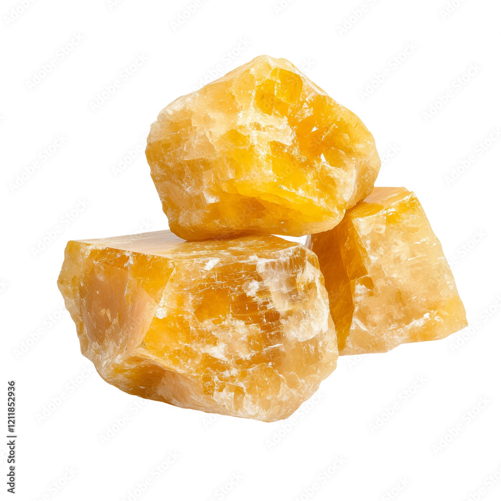 Yellow Beryl polished isolated on white Yellow Beryl polished isolated on white