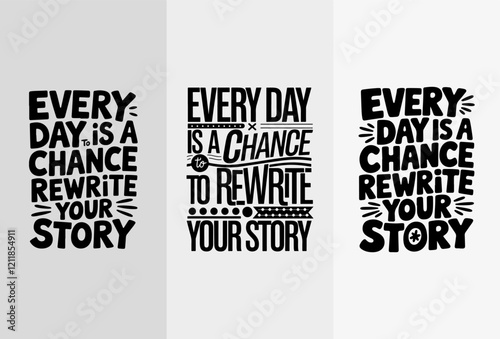 motivational quotes typography poster design set