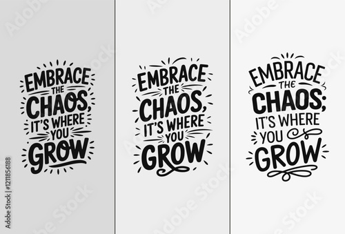 motivational quotes typography poster design set
