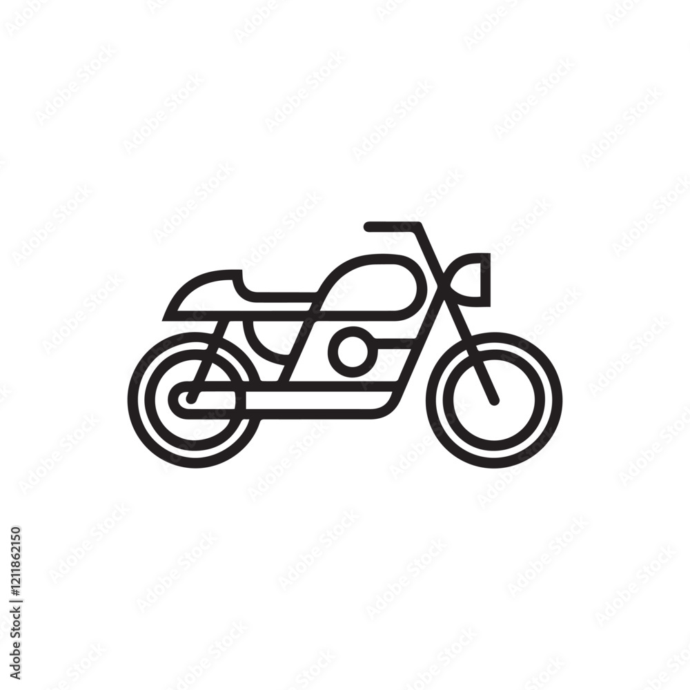 motorcycle icon designed in line style and set with editable strokes in transport icon theme motorcycle icon designed in line style and set with editable strokes in transport icon theme