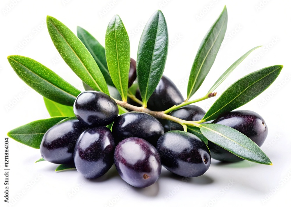 Black Olives on Olive Branch - Fresh, Healthy Food Black Olives on Olive Branch - Fresh, Healthy Food