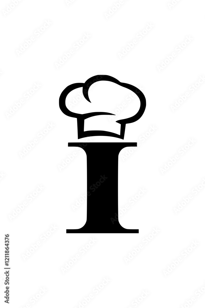 Letter I with chef hat logo design, Minimalist logo featuring the letter I with a chef hat, representing culinary arts, food businesses, restaurants, and professional cooking services branding.
Letter I with chef hat logo design, Minimalist logo featuring the letter I with a chef hat, representing culinary arts, food businesses, restaurants, and professional cooking services branding.