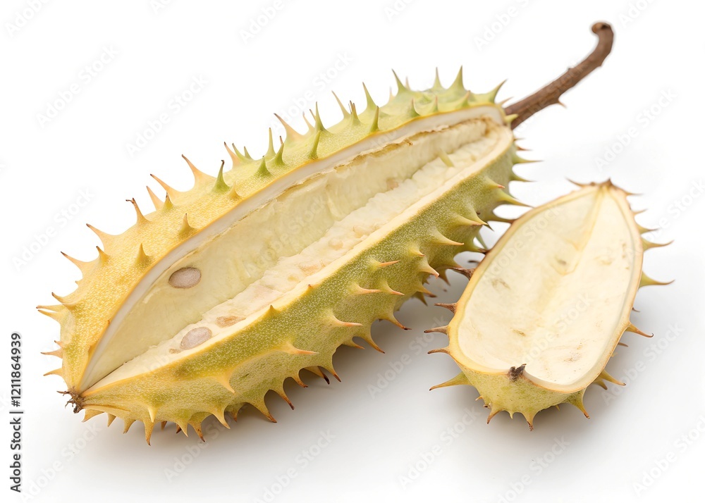 Fototapeta premium dried fruit on a white background