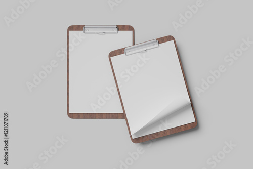 clipboard menu mockup