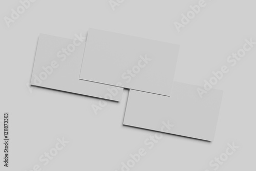 Blank Presentation Mockup white