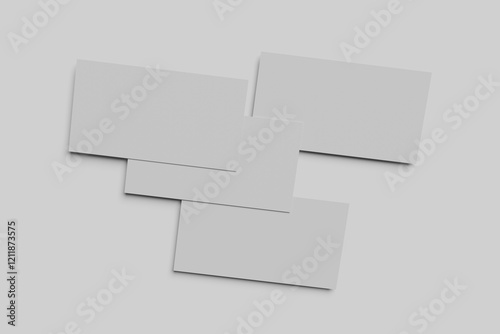 Blank Presentation Mockup white