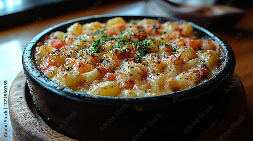 Fototapeta premium Delectable Creamy Baked Potato Gratin