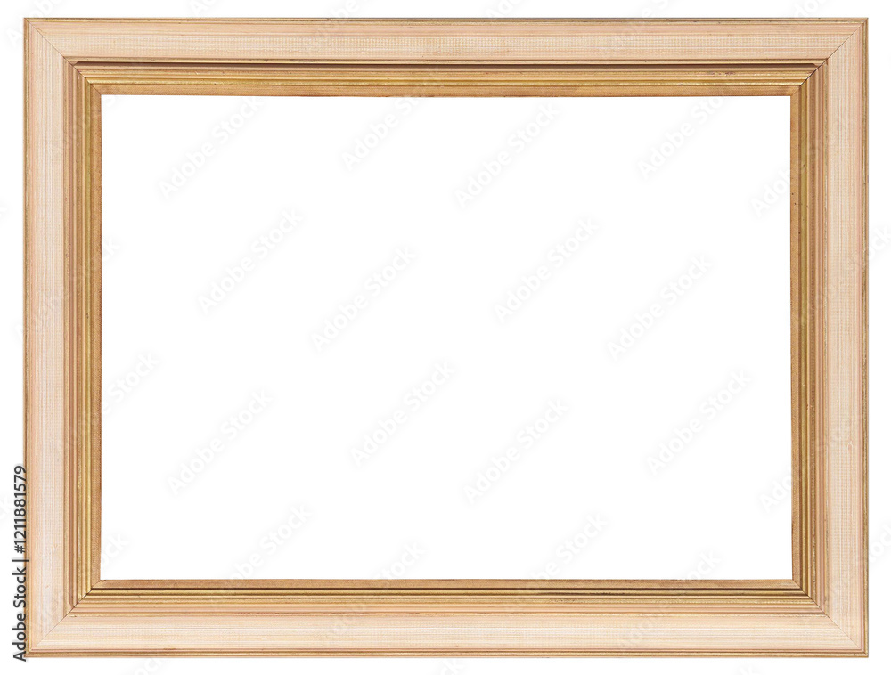 Light simple wooden picture frame in PNG format on a transparent background. Light simple wooden picture frame in PNG format on a transparent background.