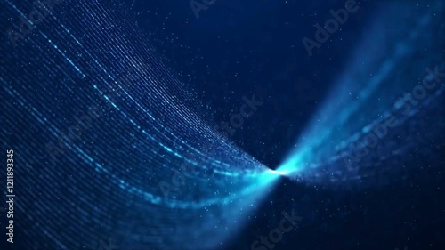 futuristic abstract blue background animation video