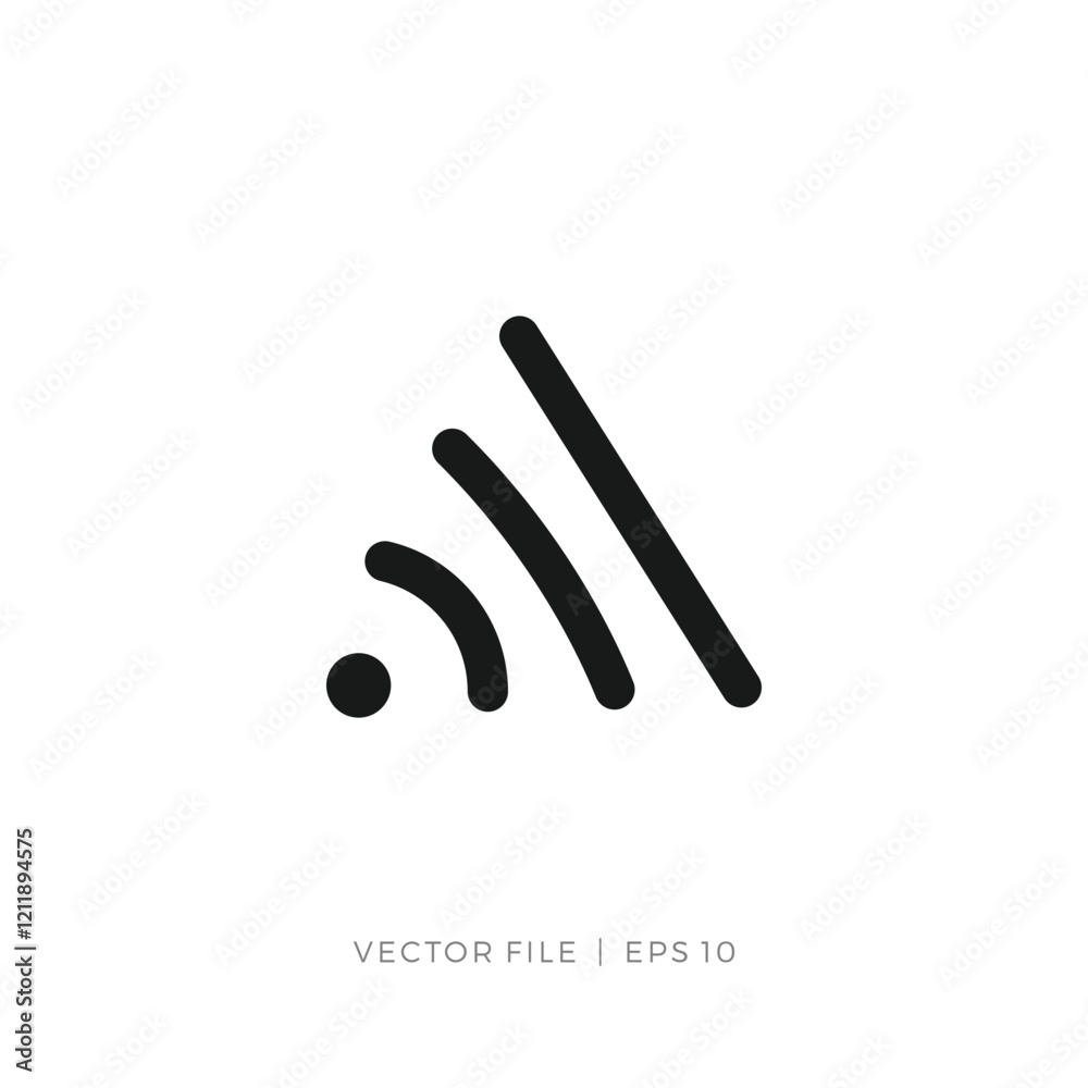 wifi sign triangle shape abstract logo wifi sign triangle shape abstract logo