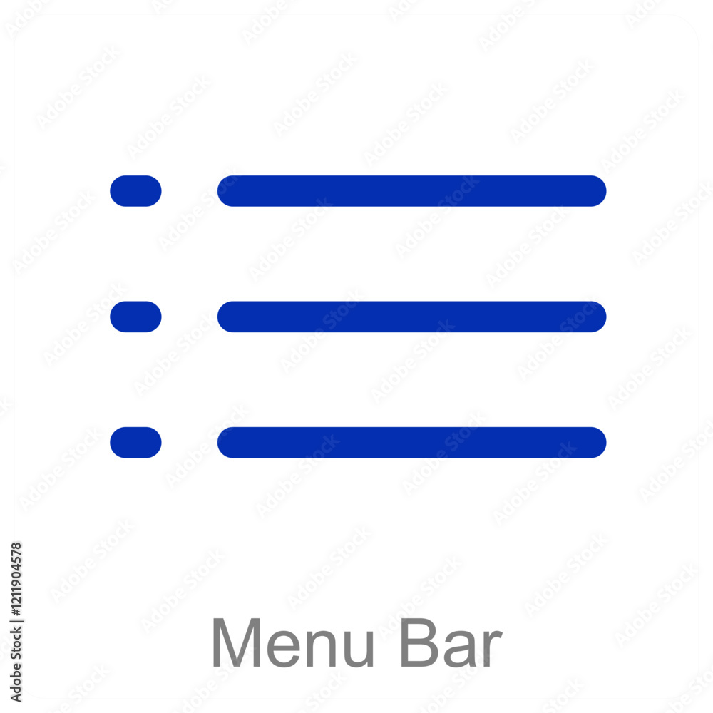 Obraz premium Menu Bar