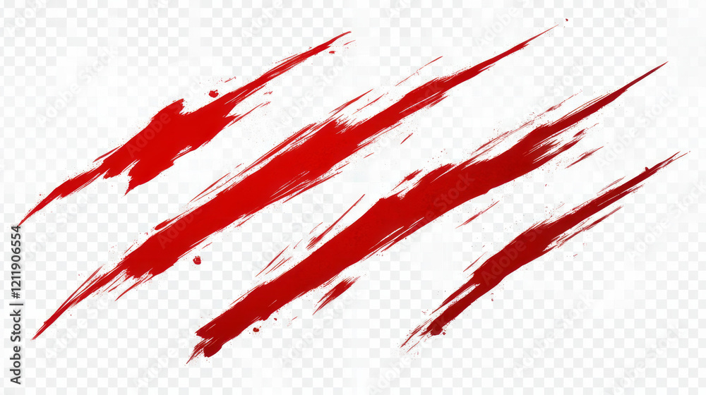 realistic horror background with bloody claw scratch marks and red paint splatters featuring crimson grunge textures for a high-resolution blood-themed halloween design