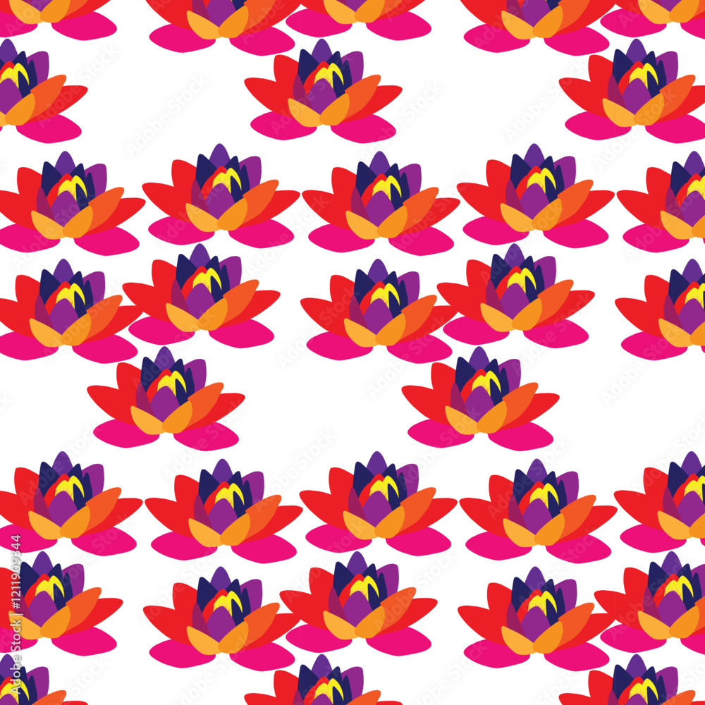 Obraz premium seamless pattern with butterflies