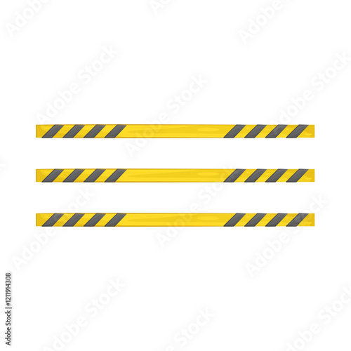 Illustration of police tape