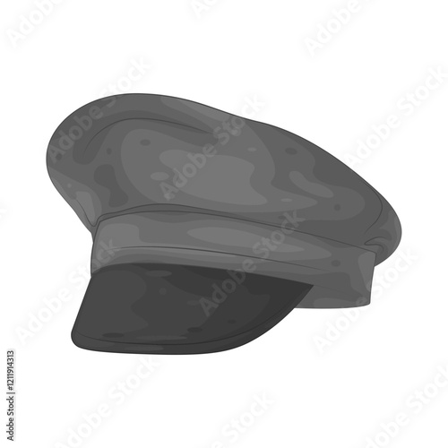 Illustration of police hat