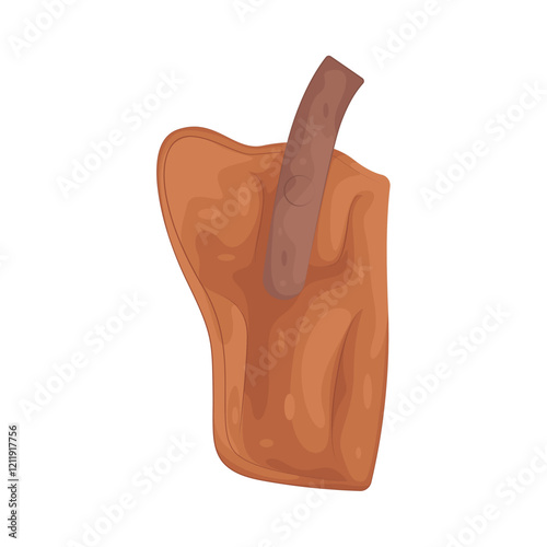 Illustration of gun holster