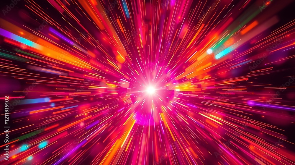 Holographic solar flare in cosmic fireworks display Holographic solar flare in cosmic fireworks display