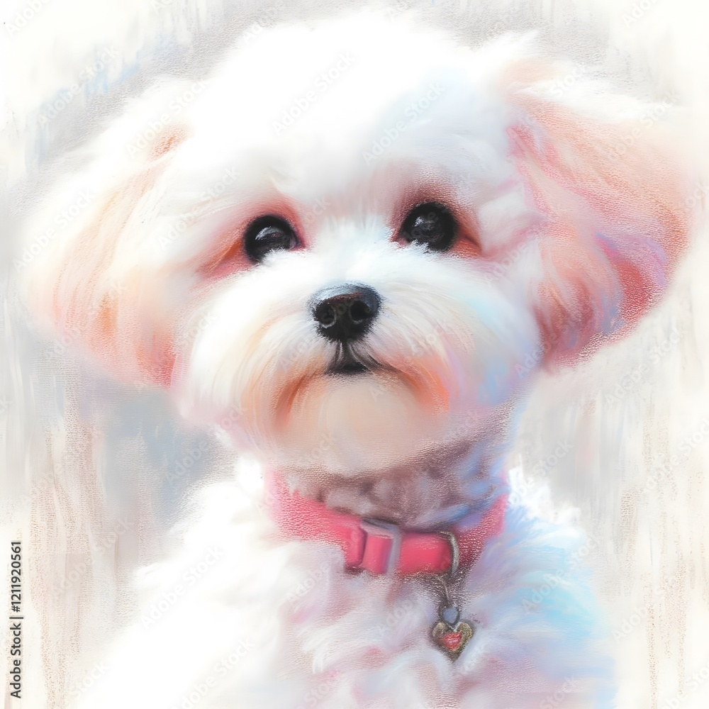 말티푸, 파스텔화. jpeg (Maltipoo, pastel painting, jpeg) 말티푸, 파스텔화. jpeg (Maltipoo, pastel painting, jpeg)