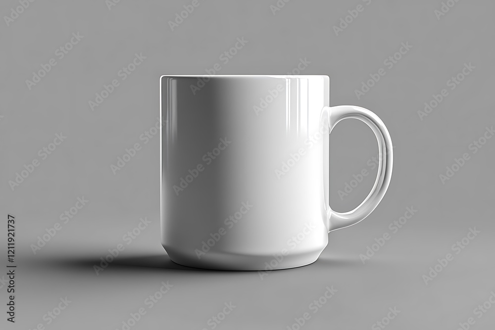 Obraz premium White mug mockup
