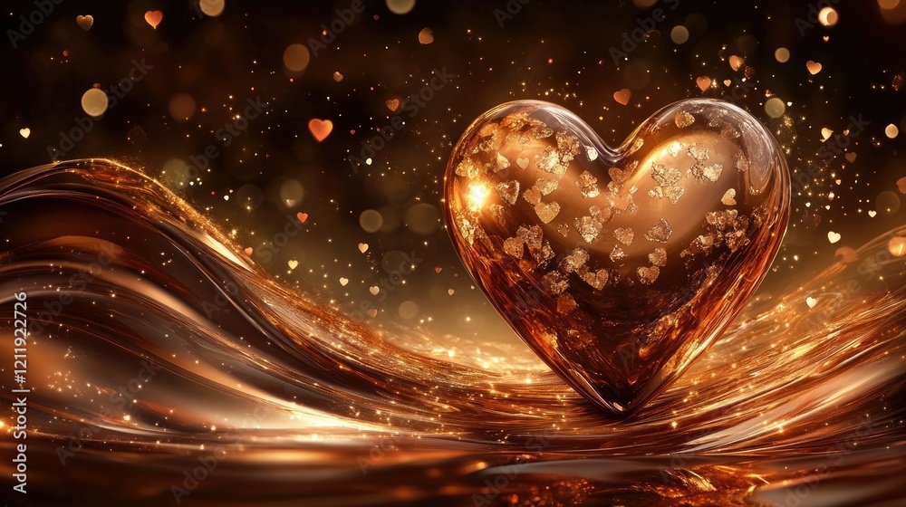 Chocolate Valentine's Day background. Chocolate Valentine's Day background.