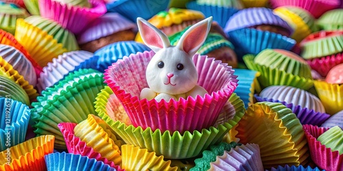 Islip Terrace NY Easter Cupcake Wrappers - Festive Spring Treats photo