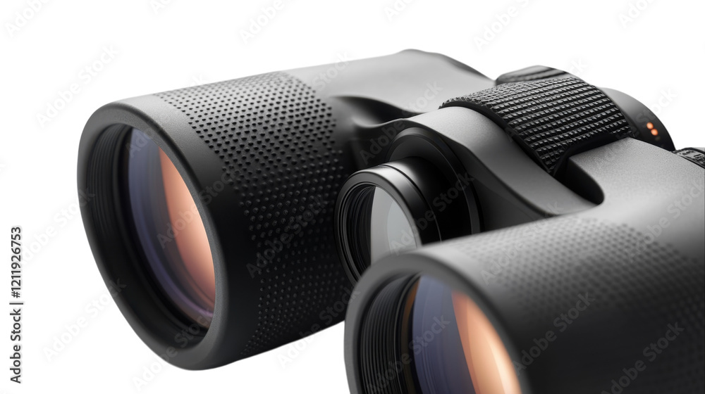 Exploring distant landscapes with high-precision binoculars during a tranquil nature outing Exploring distant landscapes with high-precision binoculars during a tranquil nature outing