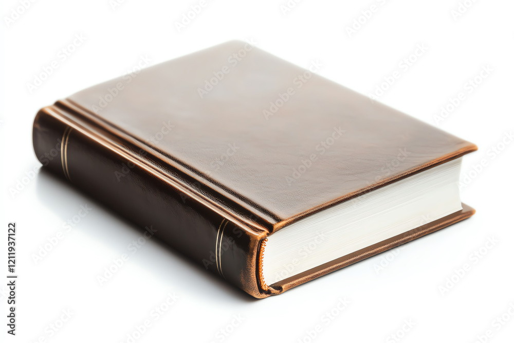 A classic leather-bound book, symbolizing education, knowledge, and a love for reading. Perfect for literary-themed projects. A classic leather-bound book, symbolizing education, knowledge, and a love for reading. Perfect for literary-themed projects.