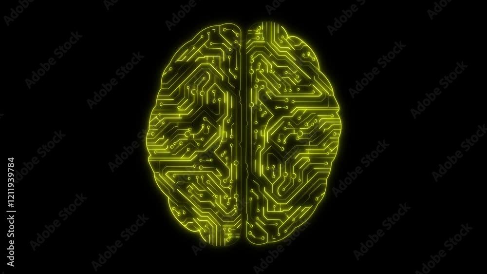 glowing neon circuit board animation on black background. Abstract Technology background for computer graphic website internet and business. glowing neon circuit board animation on black background. Abstract Technology background for computer graphic website internet and business.