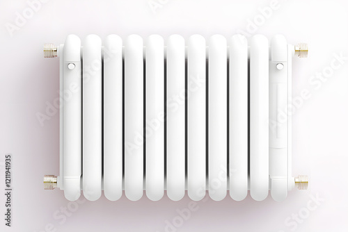 Wallpaper Mural White modern radiator convector heating isolated on white background Torontodigital.ca