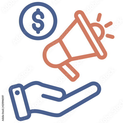 Sponsor Icon Element For Design