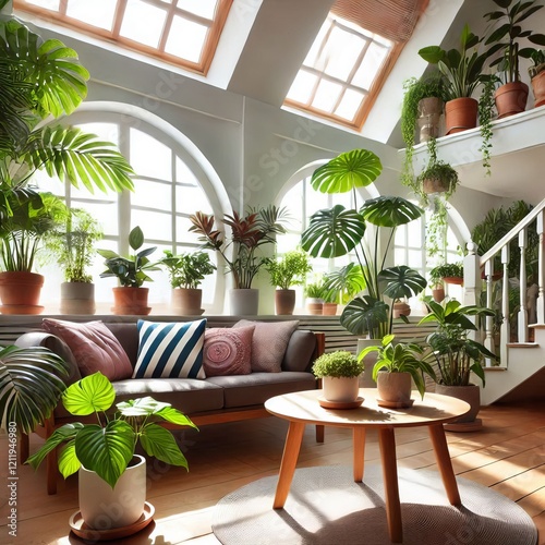 Indoor plants that help purify the air and contribute to a calmi photo