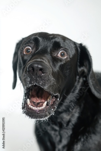 Wallpaper Mural Close-up shot of a dog's open mouth, suitable for use in animal-related articles or as a visual aid Torontodigital.ca