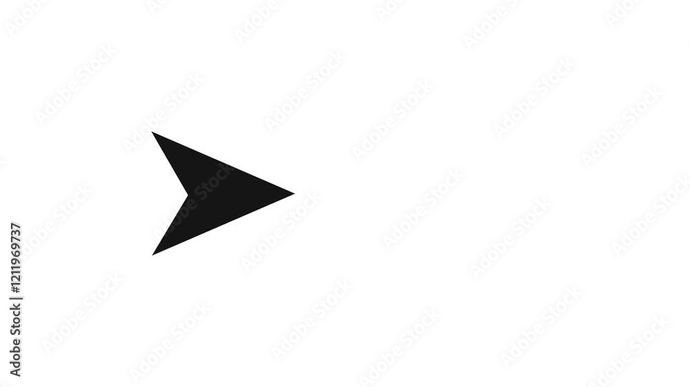 abstract arrow pointing graphic animation. Arrow sign symbol looping animation direction concept animated in transparent background in black color. 4k animation. abstract arrow pointing graphic animation. Arrow sign symbol looping animation direction concept animated in transparent background in black color. 4k animation.