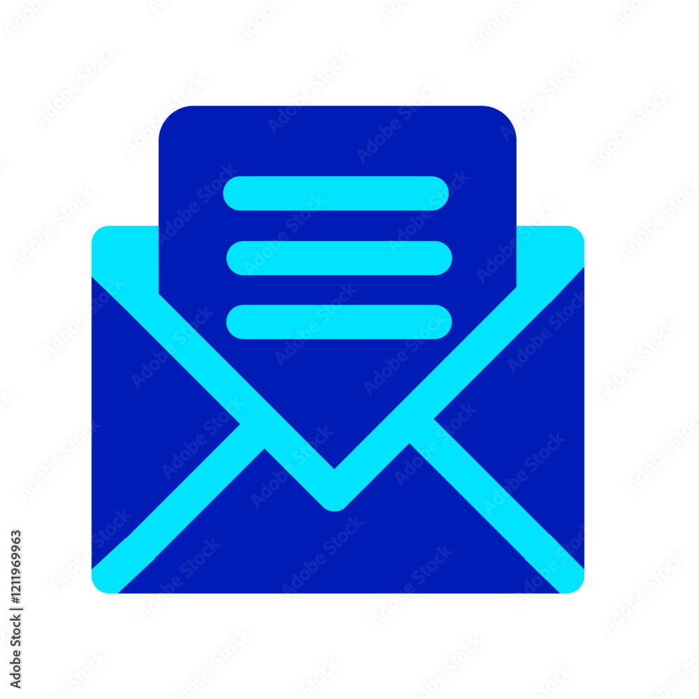 mail duo tone icon for illustration mail duo tone icon for illustration