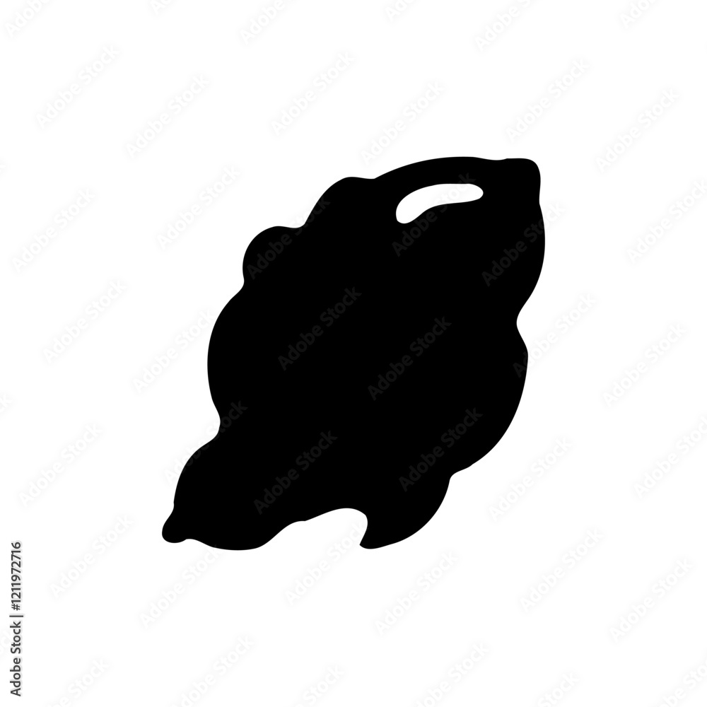 Abstract Black Shape Illustration Abstract Black Shape Illustration