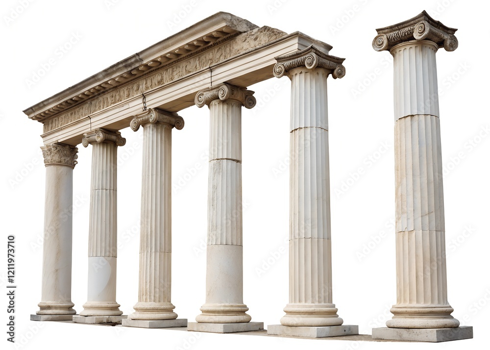 Classic antique marble columns Classic antique marble columns