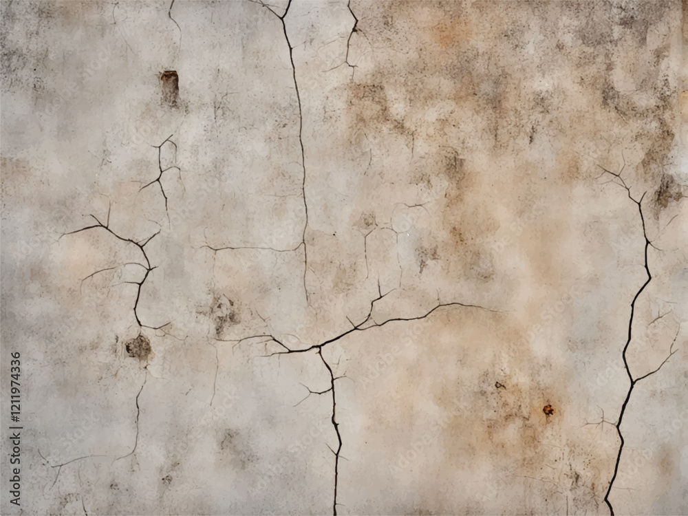 Obraz premium Cracks in a old wall. Wall texture. Crack Texture. Old weathered wall. Cracked background. Cracks vintage concrete wall texture. 